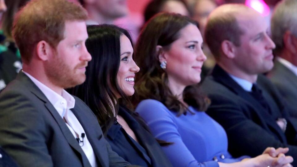 Princ Harry, Meghan Markle, vojvodkyňa Kate, princ William