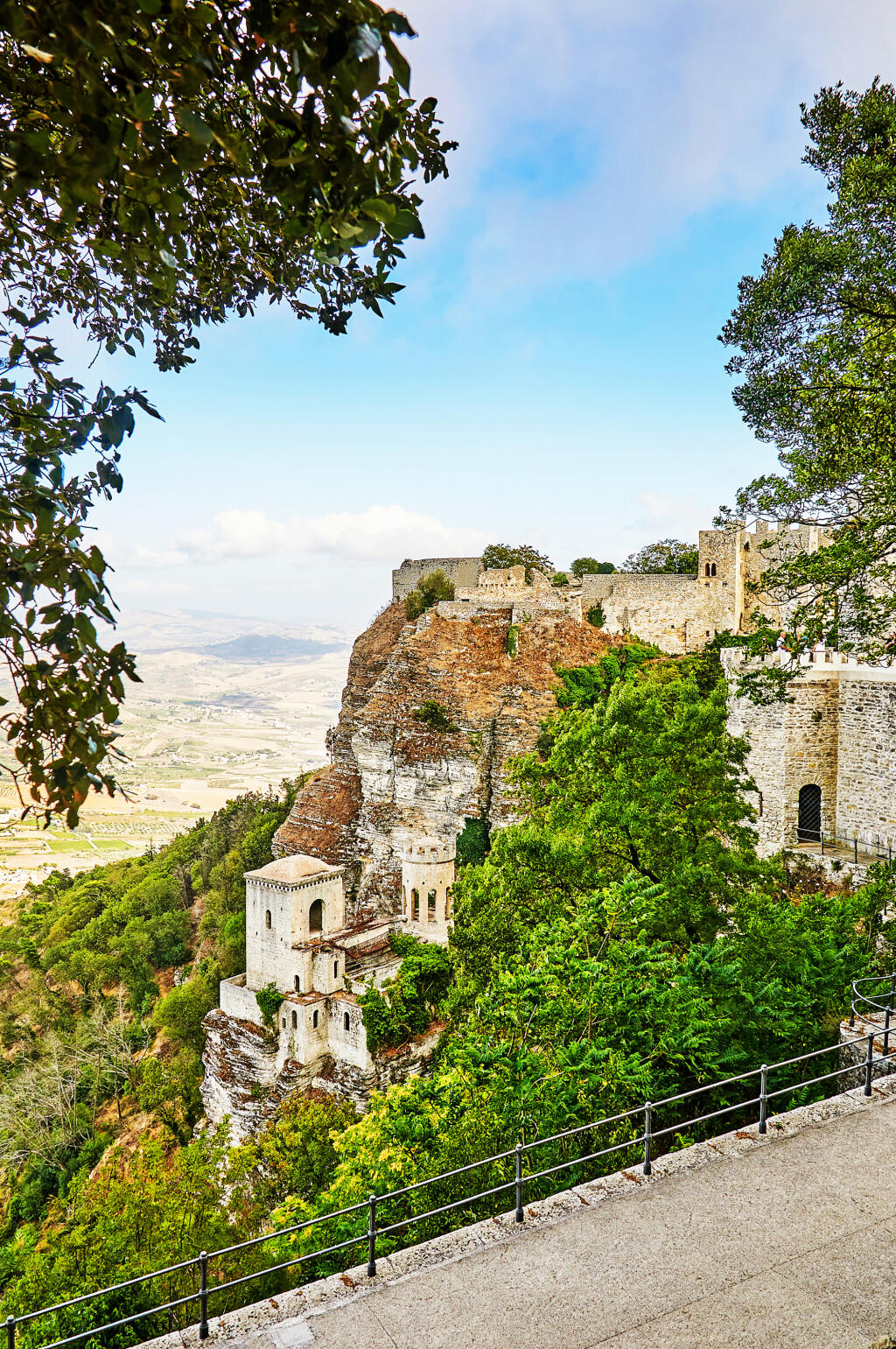 Historické mestečko Erice ju totálne očarilo.