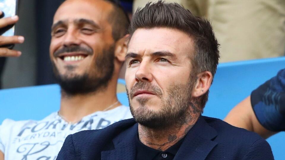 David Beckham zobral svoju dcérku Harper na majstrovstvá sveta žien vo futbale.