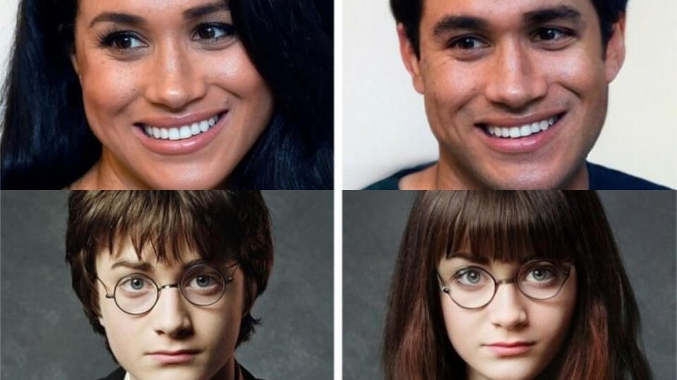 V opačnom tele: Takto by vyzerala Meghan Markle ako chlap, Harry Potter ako dievča a ďalší