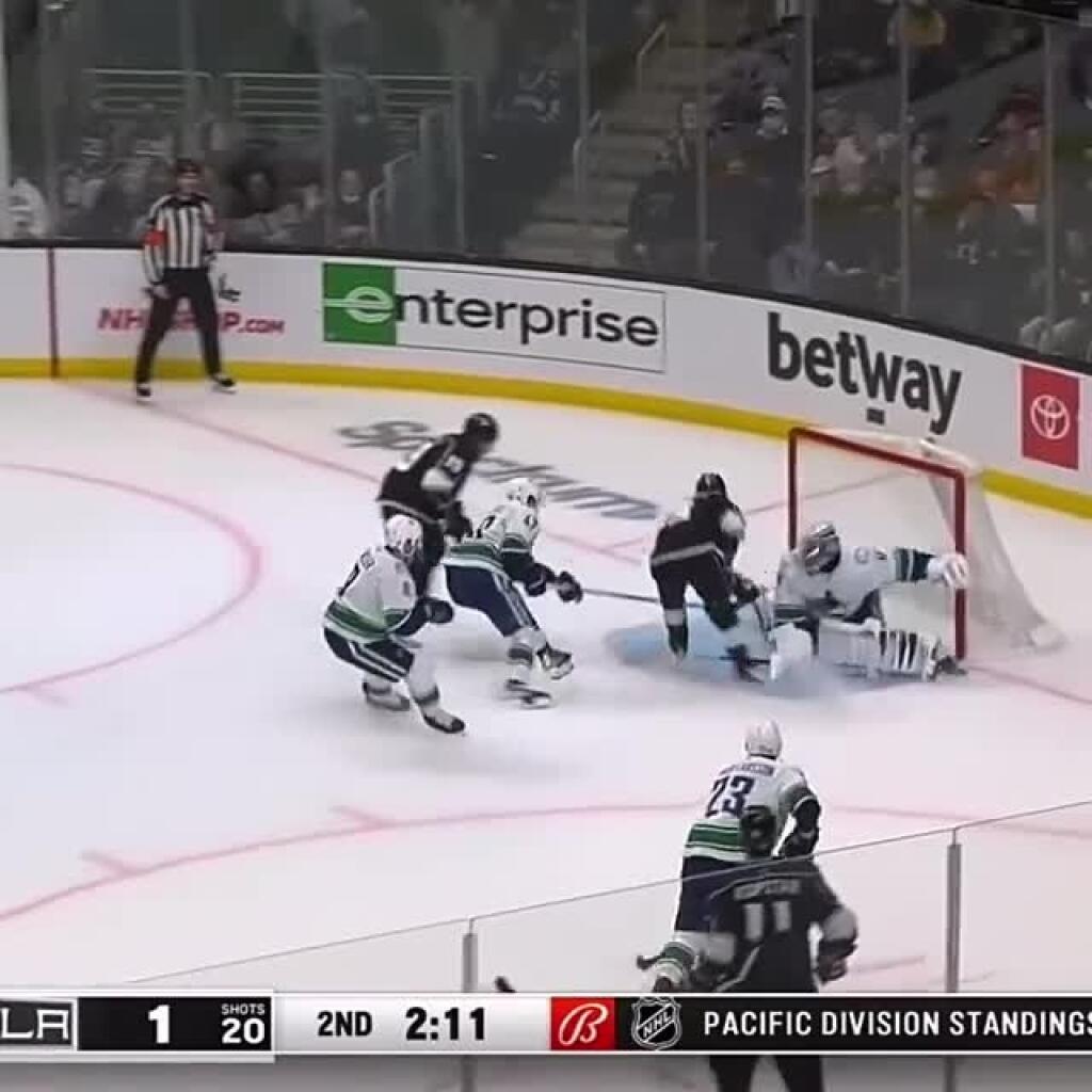VIDEO Halák v bráne Vancouveru čaroval: Slovenský brankár privádzal hráčov LA do zúfalstva