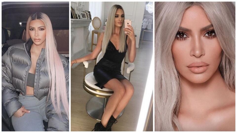 Veronika Husárová sa pri svojej zmene imidžu nechala inšpirovať Kim Kardashian. 