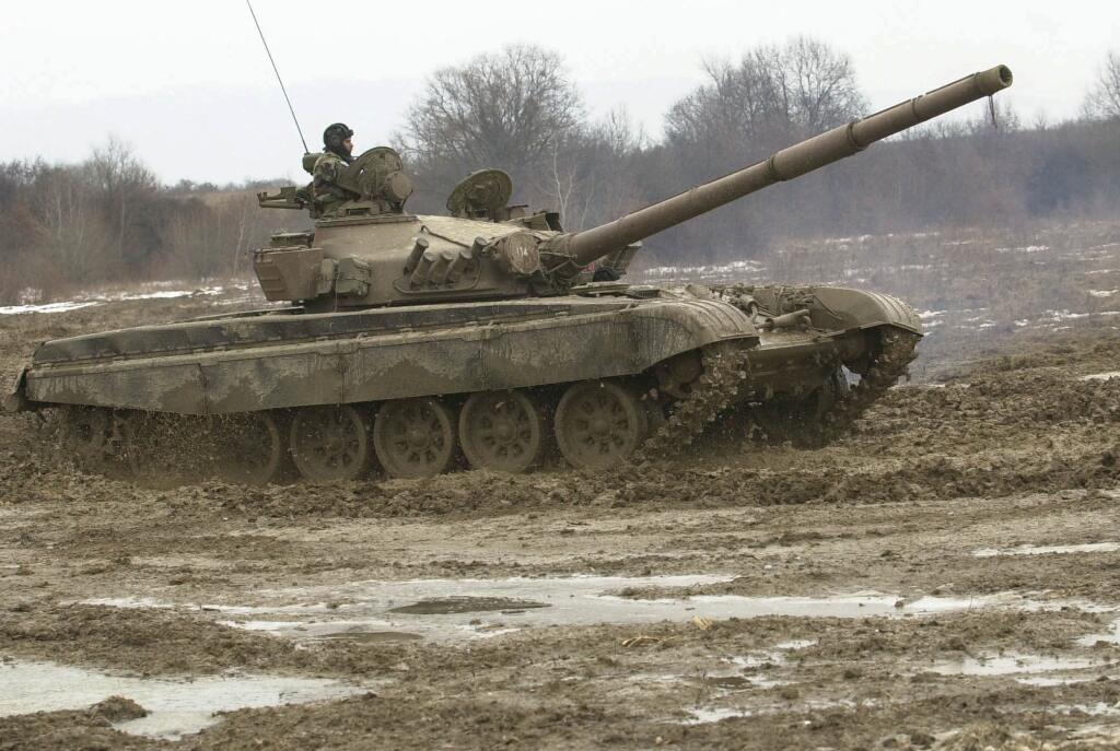 Tank T-72.