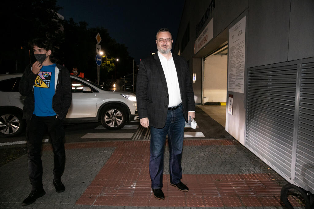 Minister práce a sociálnych vecí Milan Krajniak si prišiel vychutnať reprezentačný zápas.