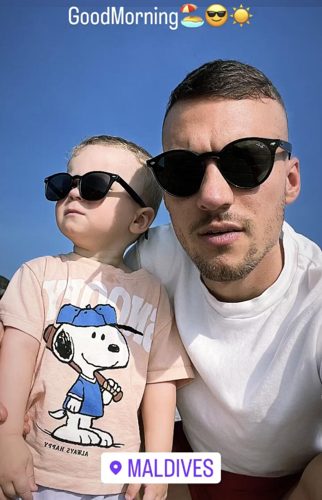 Lukáš Haraslín sa takto jašil so svojim synčekom na luxusnej dovolenke na Maledivách.