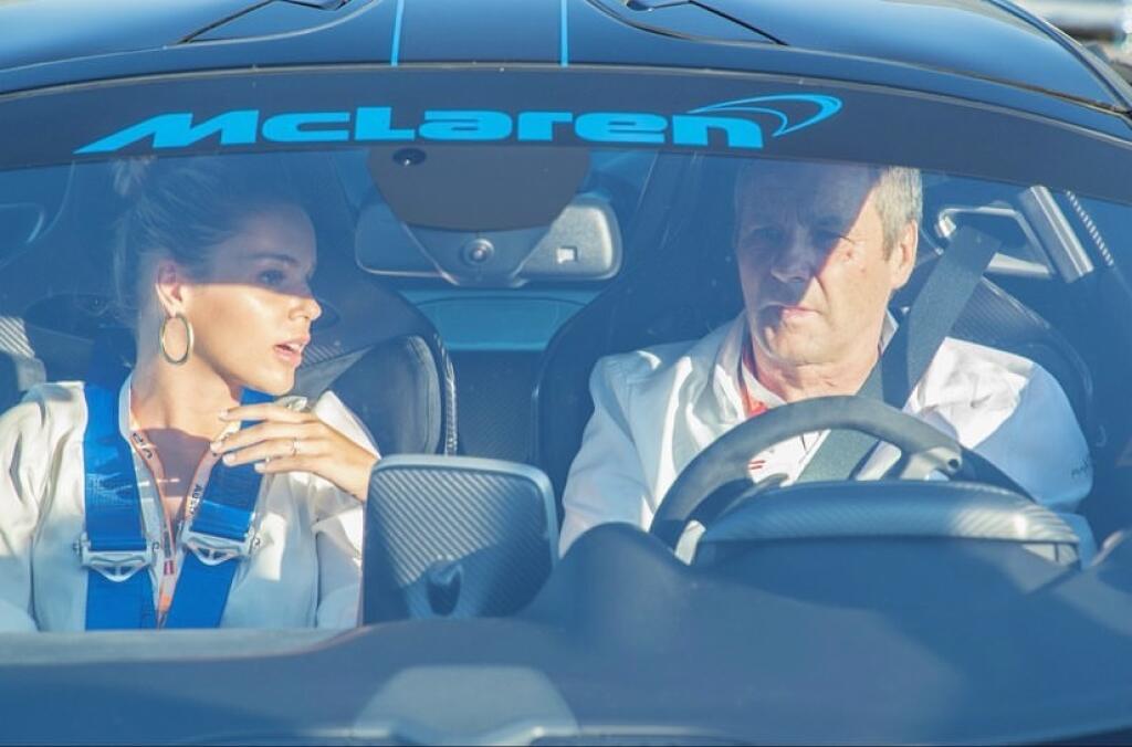 Gerhard Berger s dcérou Heidi.