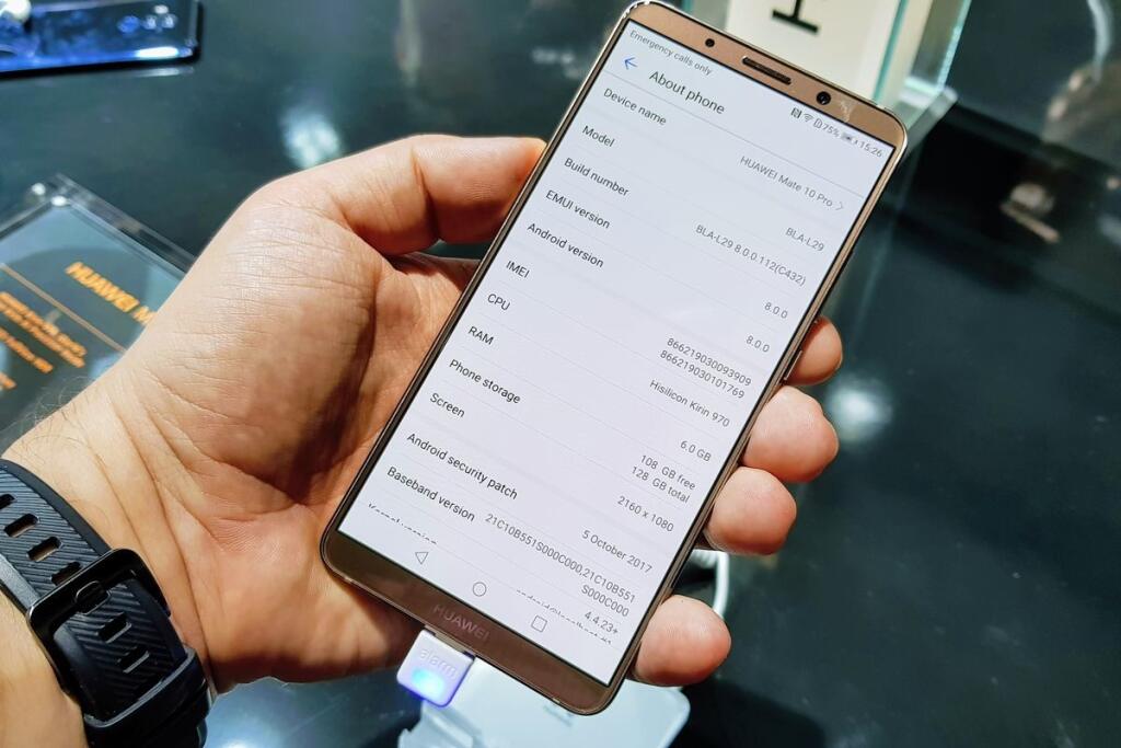 Mate 10 Pro parametre