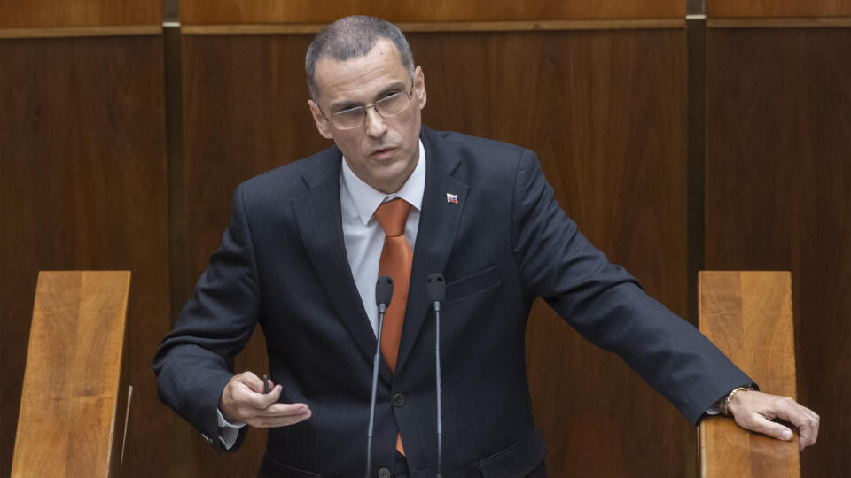 Na snímke generálny prokurátor SR Maroš Žilinka počas 78. schôdze NR SR 6. decembra 2022 v Bratislave. FOTO TASR - Martin Baumann
