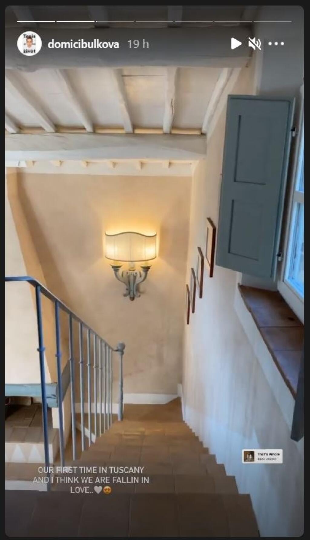 Cibulková od včera zdieľala na instagrame zábery z Toskánska, kde podľa všetkého odletela s rodinkou.