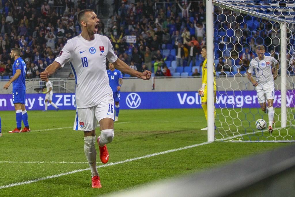Radosť Ivana Schranza po góle na 1:0.
