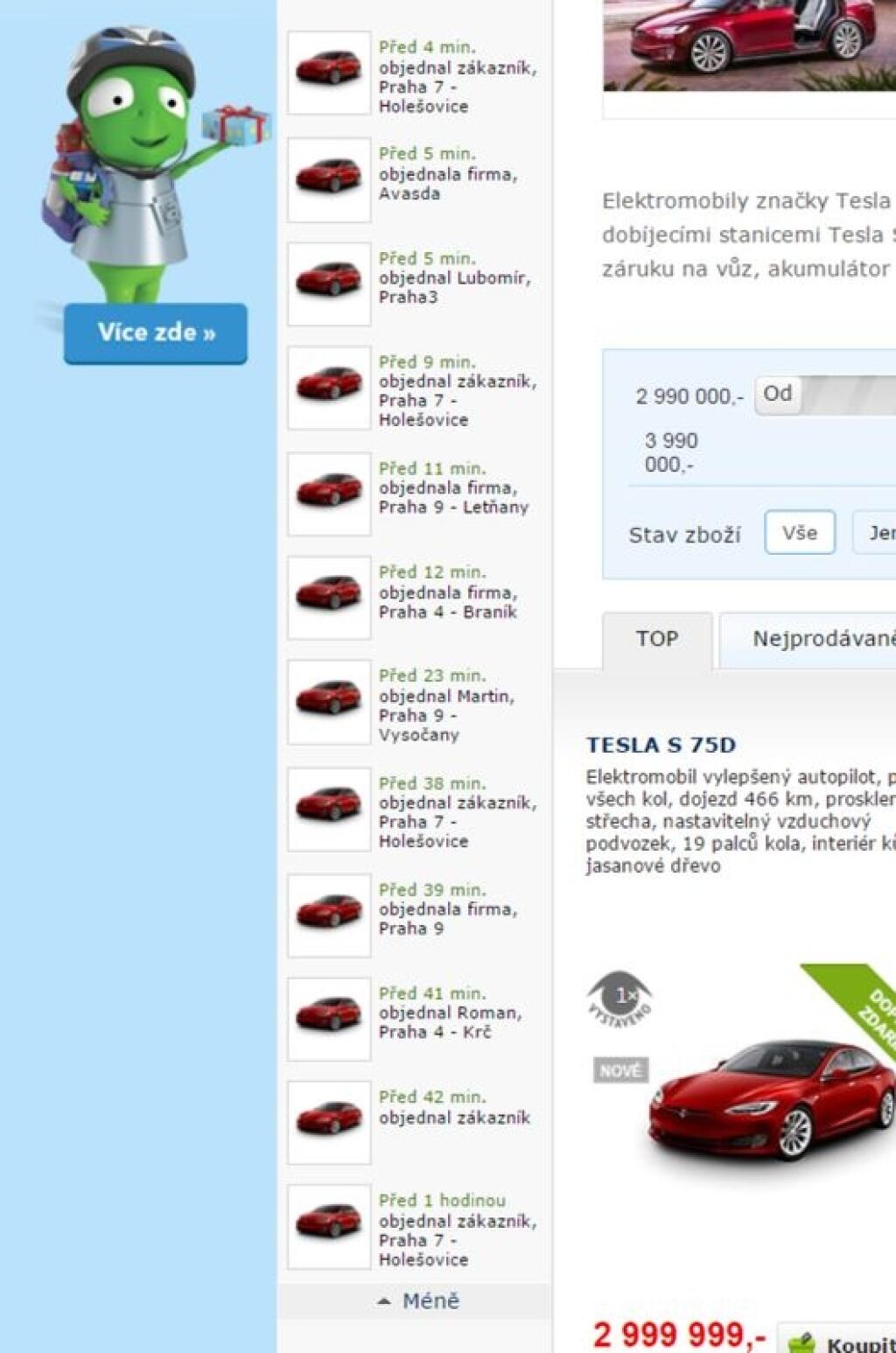 Alza predáva Tesly. Model S a Model X v takmer plnej výbave