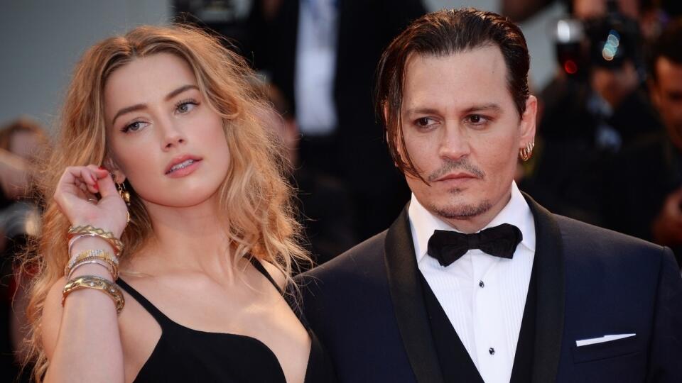 Johnny Depp už s bývalou manželkou Amber Heard.