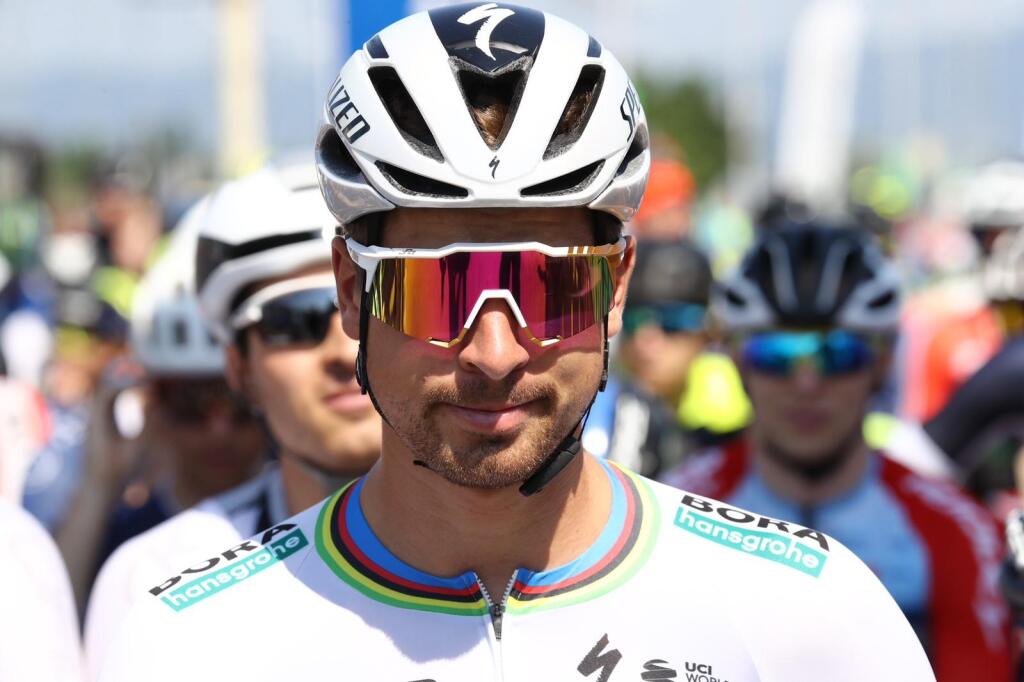 Takto to vyzeralo na majstrovstvách Česka a Slovenska v cyklistike. Na snímke Peter Sagan.