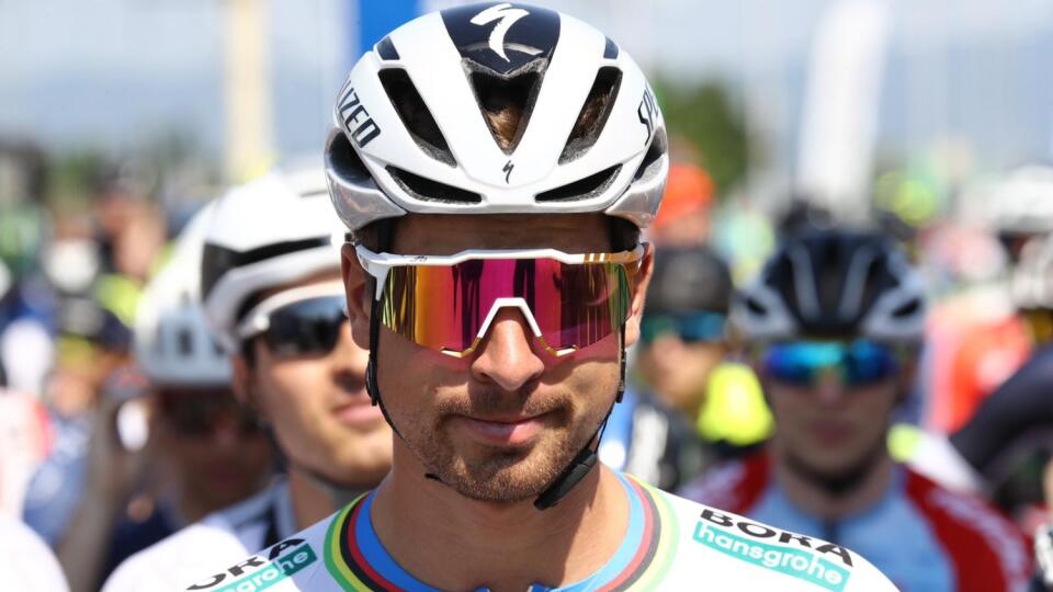 Takto to vyzeralo na majstrovstvách Česka a Slovenska v cyklistike. Na snímke Peter Sagan.