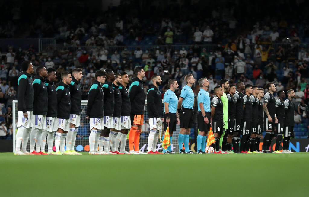 Šerif Tiraspol (v čiernom) zvíťazil na pôde Realu Madrid 2:1.