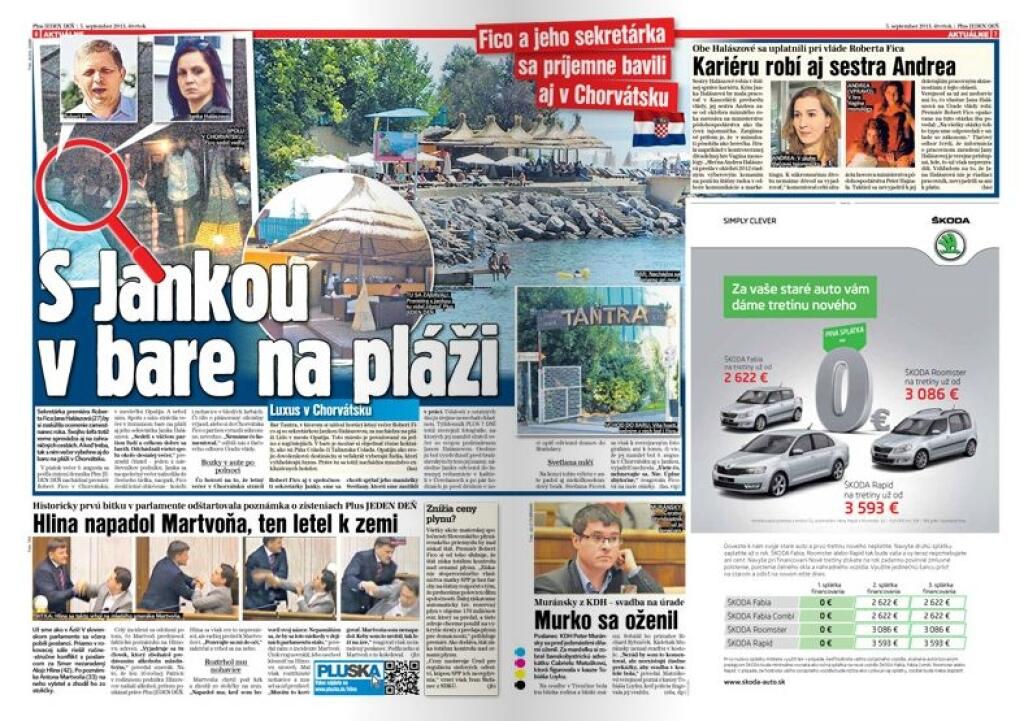 Pluska sa premiérovi neospravedlnila, ten vydavateľstvo zažaluje