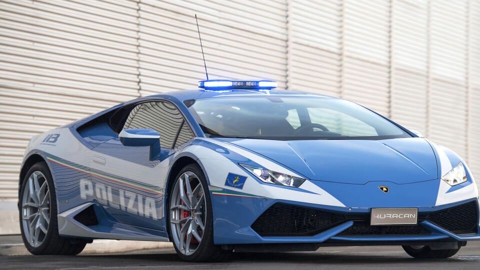 Lamborghini Huracán talianskej polície.