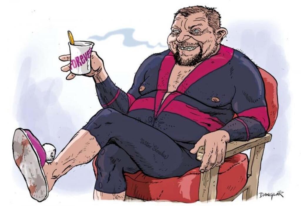 Z talára nevyzlečený