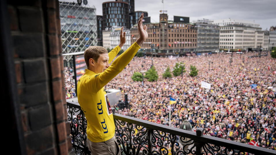 Jonas Vingegaard spôsobil v Kodani hotový ošiaľ.