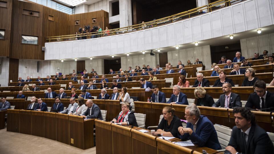 Na snímke rokovanie 72. schôdza NR SR v Bratislave 20. septembra 2022. FOTO TASR - Jaroslav Novák