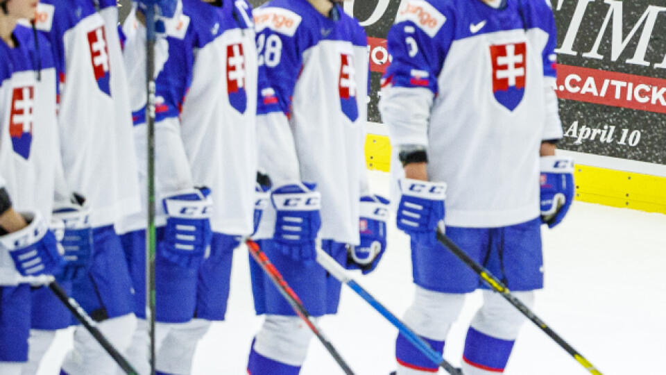 Na snímke Róbert Petrovický počas zápasu štvrťfinále IIHF Majstrovstiev sveta v ľadovom hokeji hráčov do 20 rokov medzi Kanadou a Slovenskom.