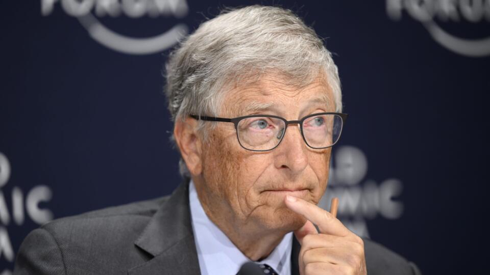 Americký podnikateľ Bill Gates, spoluzakladateľ spoločnosti Microsoft a spolupredseda nadácie Billa a Melindy Gatesovcov