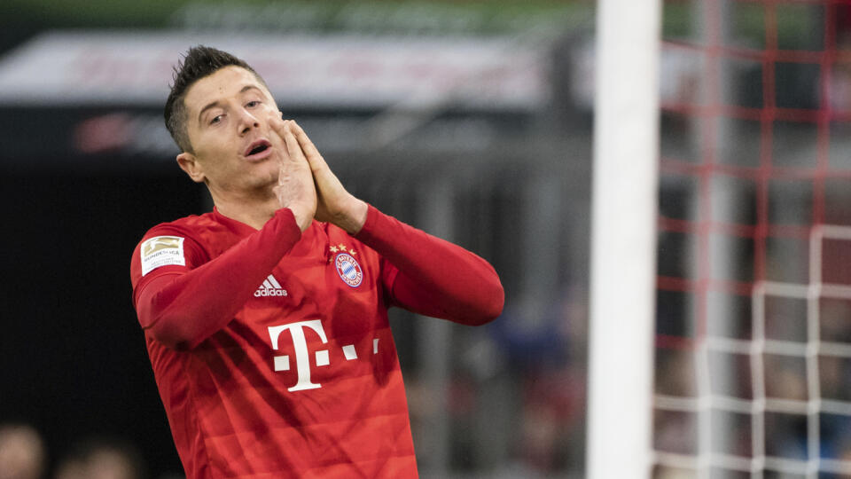 Hráč Bayernu Robert Lewandowski