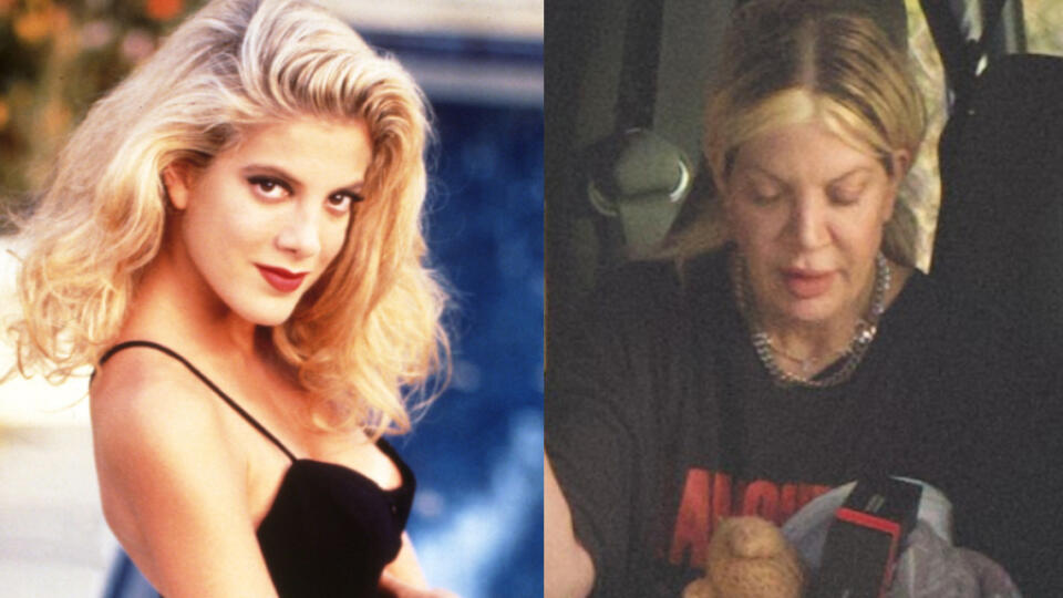 Tori Spelling kedysi a dnes