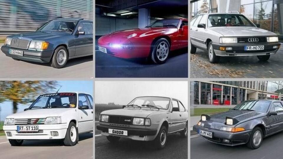 Aj takto vyzerali autá v 80-tych rokoch