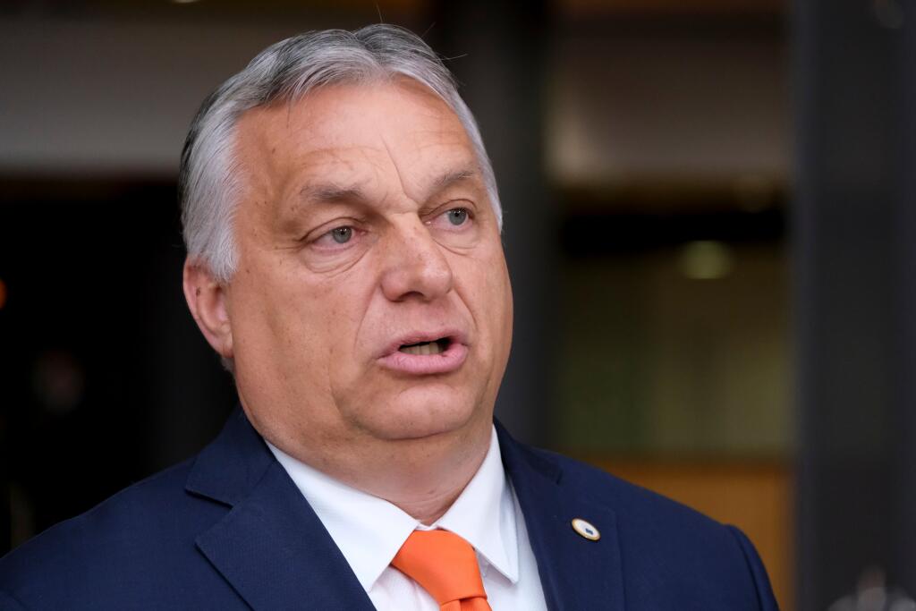 Viktor,Orban,,Hungary's,Prime,Minister,Arrives,For,A,Meeting,With