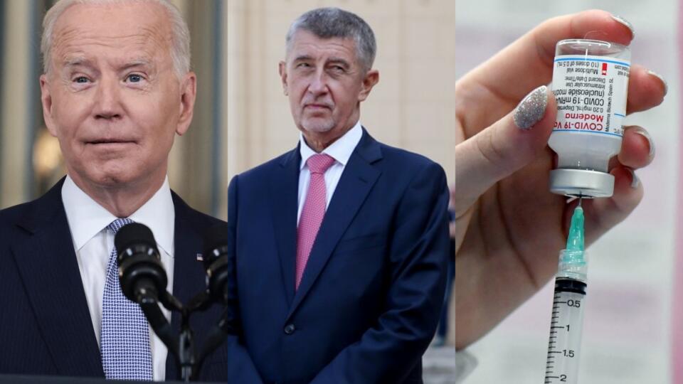 Joe Biden aj Andrej Babiš sa dajú zaočkovať treťou dávkou vakcíny proti koronavírusu.