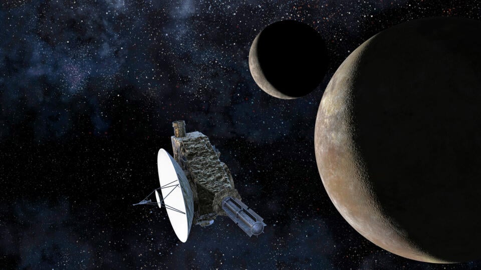 Le vaisseau spatial New Horizons s'est approché le plus près de Pluton en 2015.