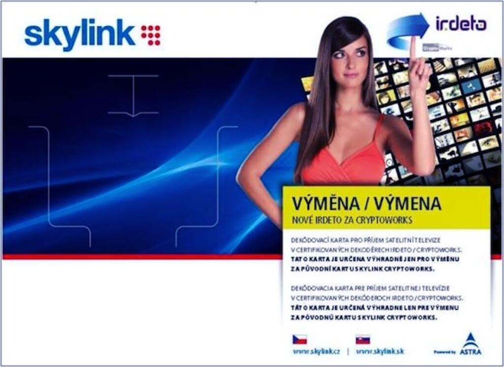 Skylink predĺžil akciu na výmenu CryptoWorks kariet. Ukončenie ich podpory sa blíži
