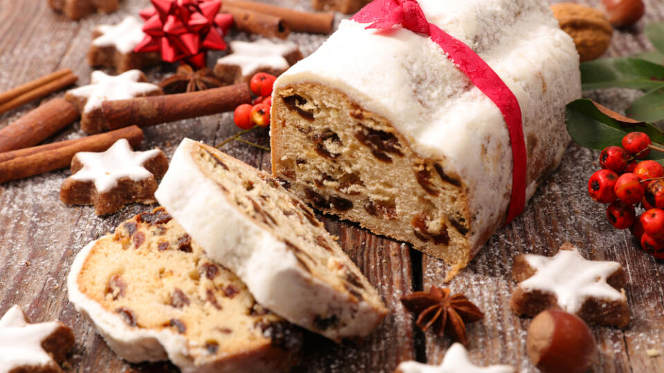 Stollen,Fruit,christmas,Stollen