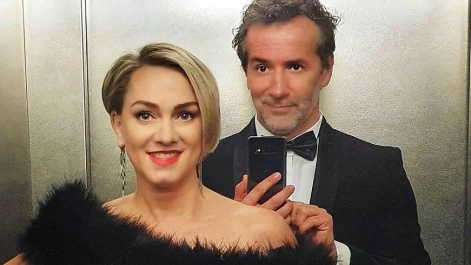 Herečka Monika Hilmerová a tanečník a choreograf Jaro Bekr