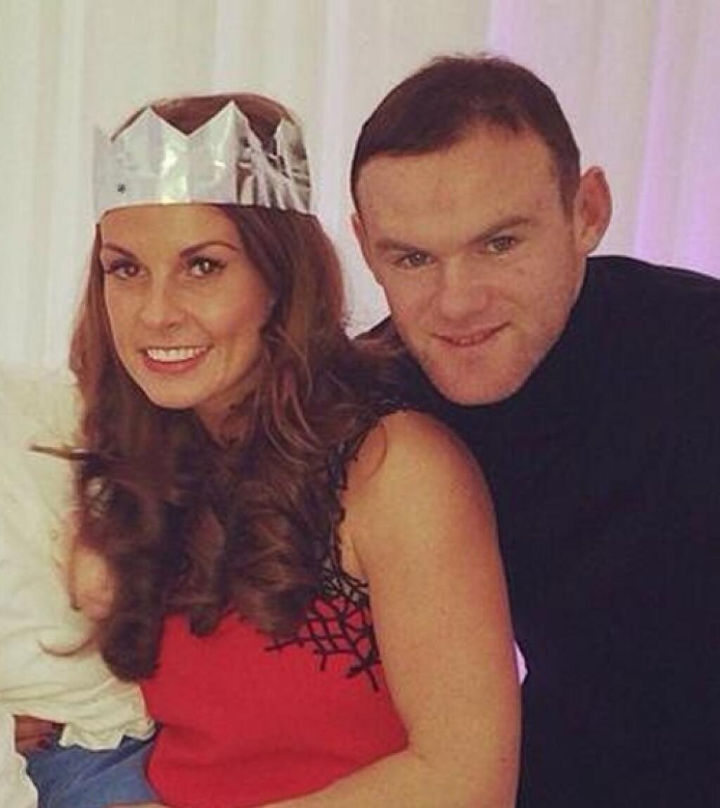 Wayne Rooney (28) a Coleen Rooney (27)