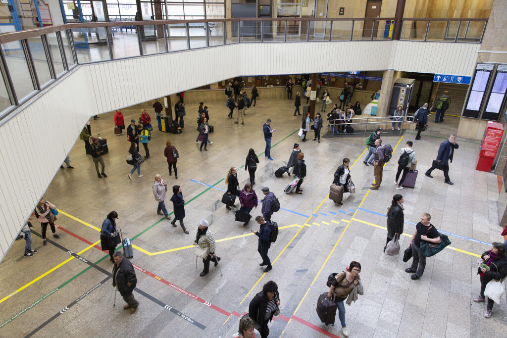Upravená Hlavná železničná stanica v Bratislave