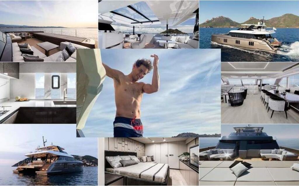Rafael Nadal si na svojej jachte za4 milióny užíva slnečné lúče a luxus všade navôkol.