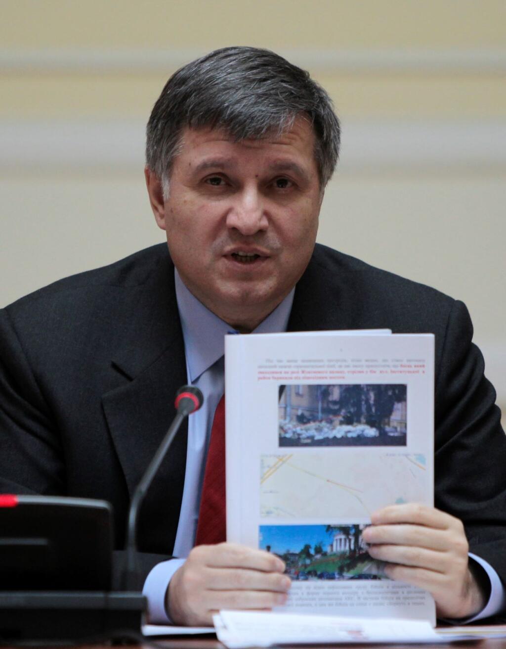 Ukrajinský minister vnútra Arsen Avakov