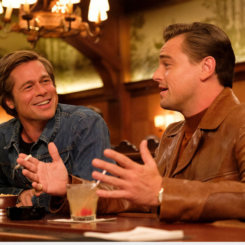 Brad Pitt a Leonardo DiCaprio