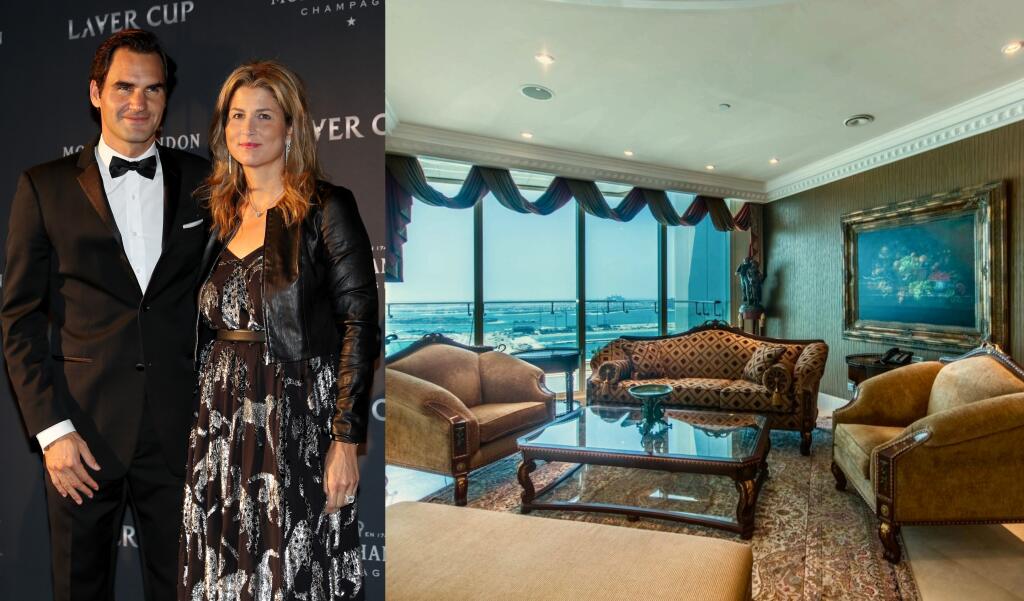 Roger Federer a jeho slovenská manželka Mirka. Tenisový kráľ má v Dubaji luxusný apartmán, ktorý mu môžu fanúškovia len ticho závidieť.