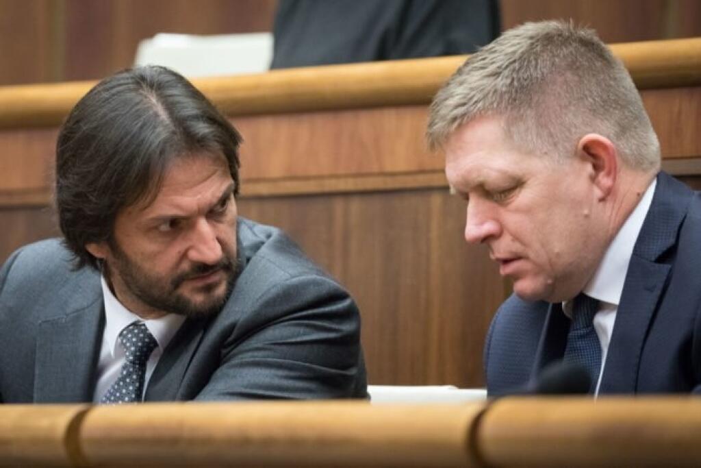 Róbert Fico a Róbert Kaliňák.
