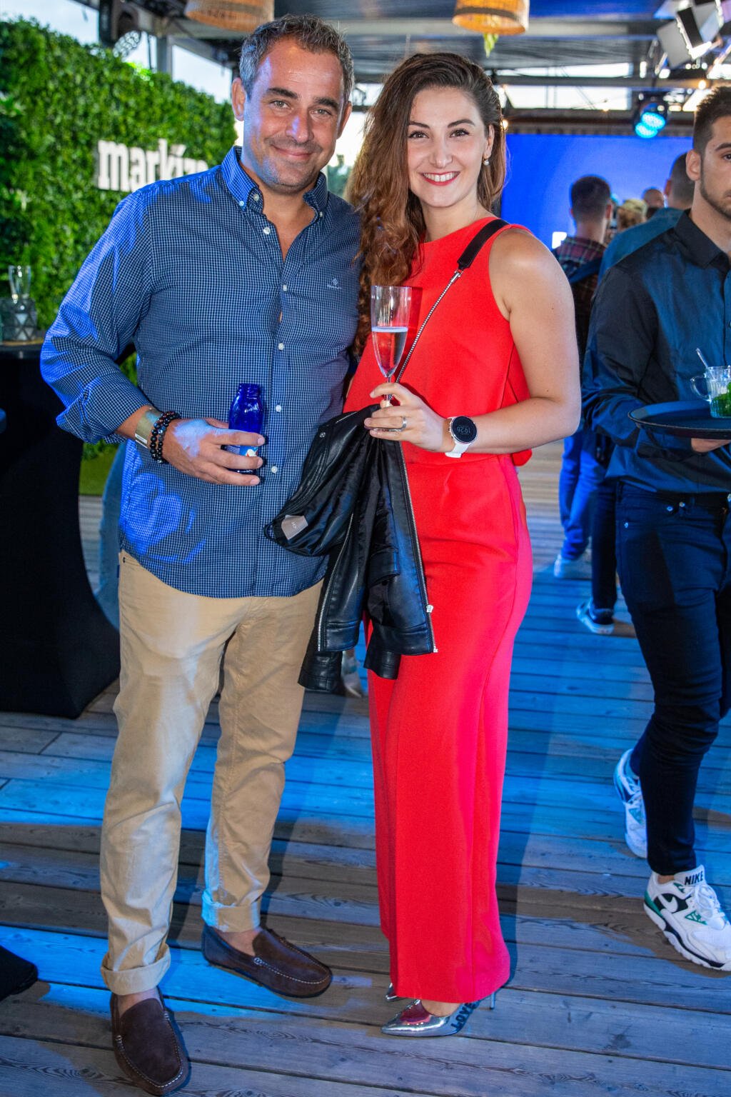 25. “ MEDIA PARTY ” TV Markíza sa uskutočnila na lodi Sundeck na Tyšrovom Nábreží v Bratislave. Na snímke je Filip Tuma a Kristina Kocian.