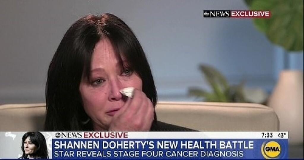Shannen Doherty v rozhovore, kde priznala, že sa jej choroba vrátila.