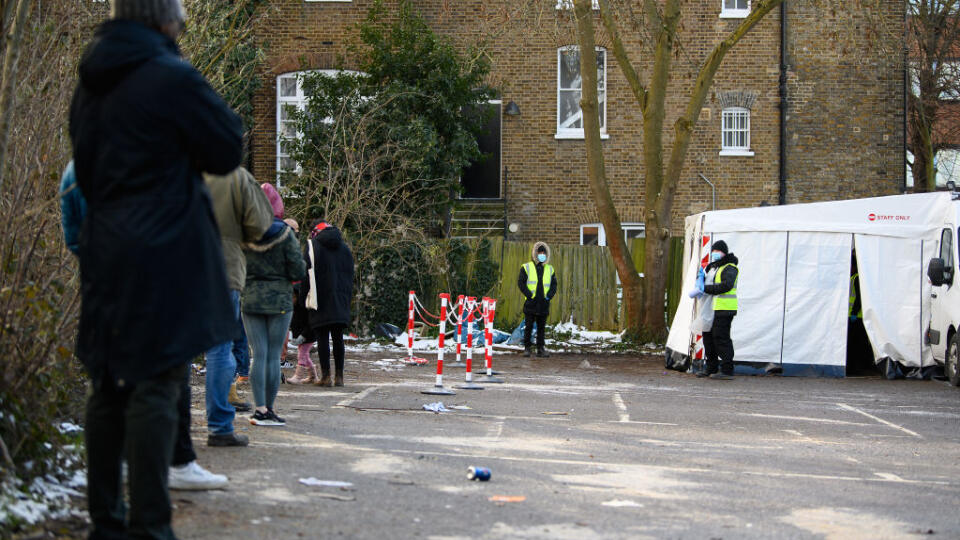 Surge Testing For Covid Variants Takes Place In Lambeth