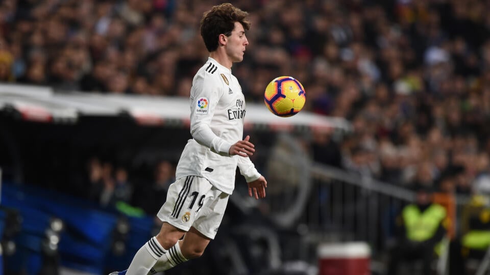 Alvaro Odriozola ešte v drese Realu Madrid.