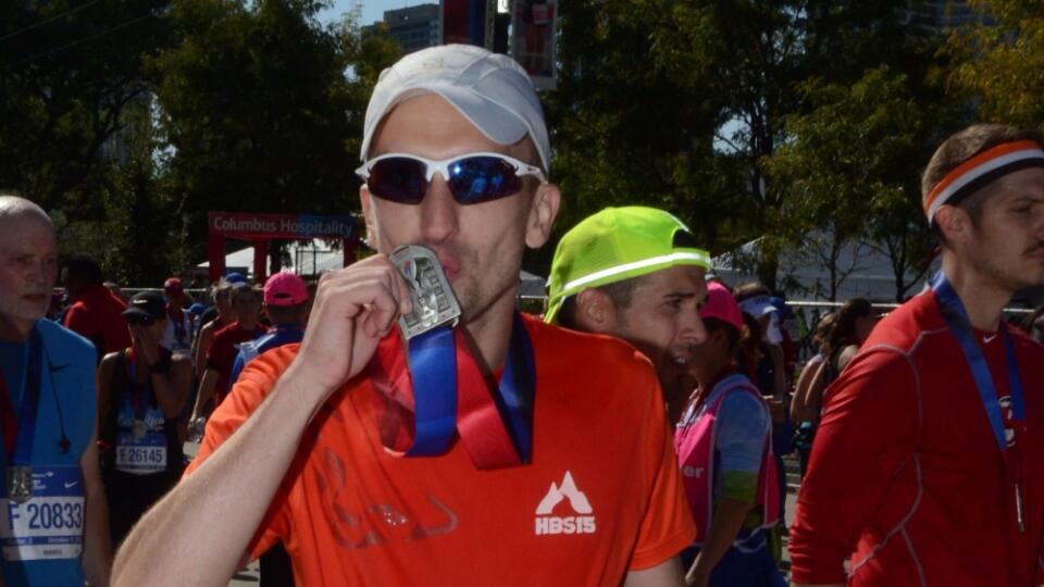 Peter Macinský v októbri 2016 bežal v americkom Chicagu.