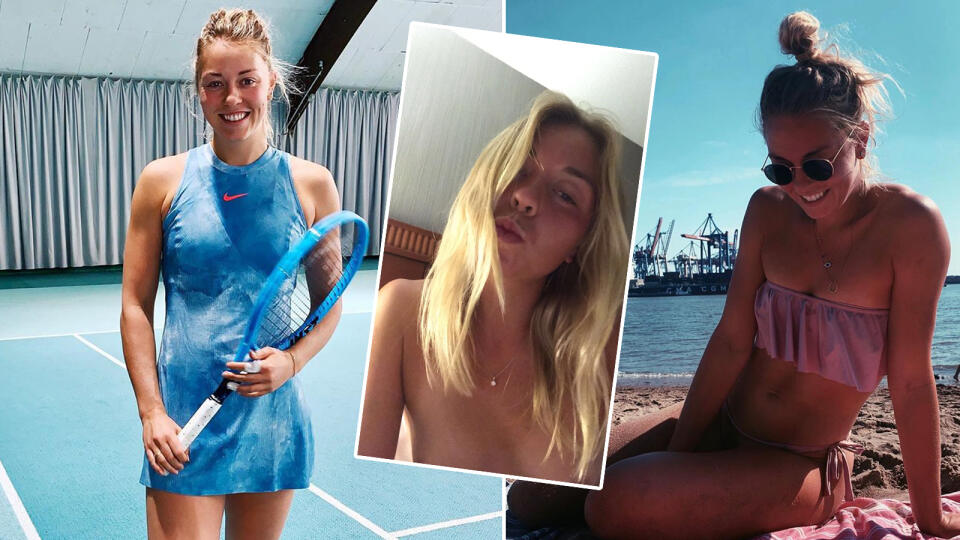 Nemá sa za čo hanbiť! Tenistka Carina Witthöft (24) patrí medzi najkrajšie tenistky a na sociálnych sieťach často dráždi fanúšikov zábermi v plavkách. Tentokrát sa na internet dostali aj jej pikantnejšie zábery.
