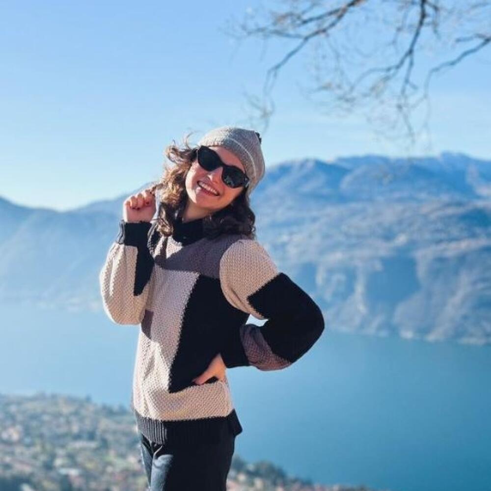 Vlado Plevčík a Petra Dubayová veľa cestovali, v januári boli spolu v Taliansku. Na snímke Lago Como.