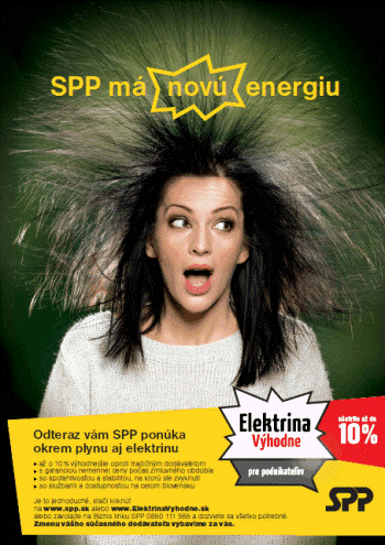 SPP má prvú kampaň na predaj elektriny, Energie2 ide cez zľavový portál